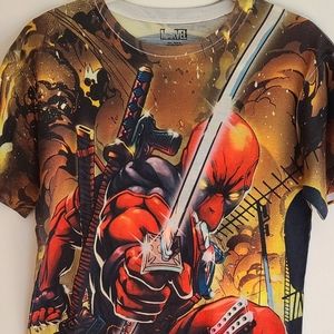 Deadpool Marvel All Over Print Size M